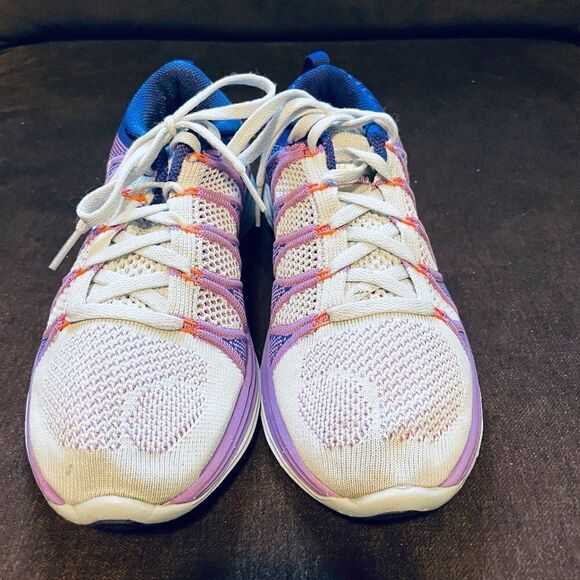 Nike Flyknit Lunar 2 Violet Purple Light Grey 8 39 - Picture 9 of 14